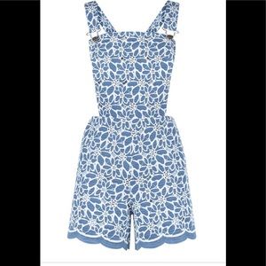 Related Blue Floral Playsuit